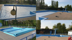 Areál koupaliště Hulín - sdružené snímky