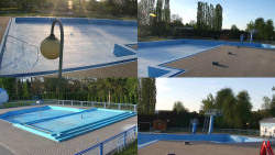 Areál koupaliště Hulín - sdružené snímky