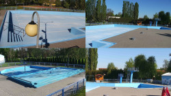 Areál koupaliště Hulín - sdružené snímky