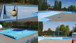 Areál koupaliště Hulín - sdružené snímky