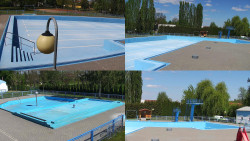 Areál koupaliště Hulín - sdružené snímky