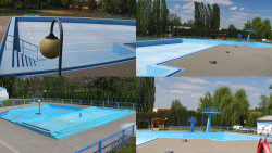 Areál koupaliště Hulín - sdružené snímky