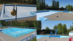 Areál koupaliště Hulín - sdružené snímky