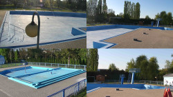 Areál koupaliště Hulín - sdružené snímky