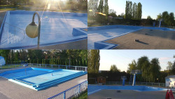 Areál koupaliště Hulín - sdružené snímky