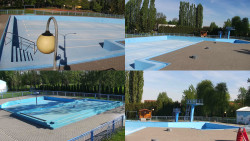 Areál koupaliště Hulín - sdružené snímky