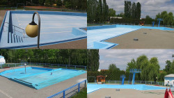 Areál koupaliště Hulín - sdružené snímky