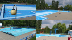 Areál koupaliště Hulín - sdružené snímky