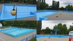 Areál koupaliště Hulín - sdružené snímky