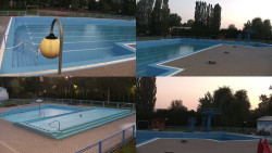 Areál koupaliště Hulín - sdružené snímky
