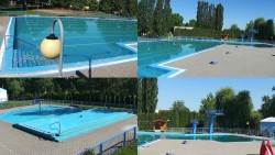 Areál koupaliště Hulín - sdružené snímky