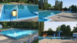 Areál koupaliště Hulín - sdružené snímky