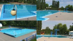 Areál koupaliště Hulín - sdružené snímky