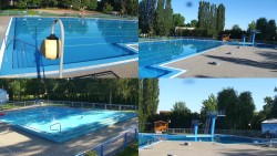 Areál koupaliště Hulín - sdružené snímky