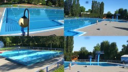 Areál koupaliště Hulín - sdružené snímky
