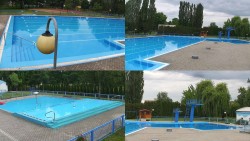 Areál koupaliště Hulín - sdružené snímky