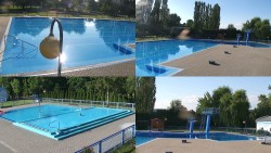 Areál koupaliště Hulín - sdružené snímky