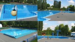 Areál koupaliště Hulín - sdružené snímky