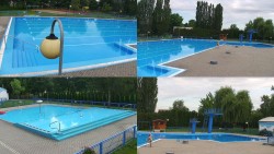 Areál koupaliště Hulín - sdružené snímky