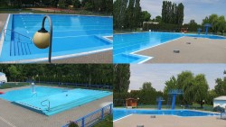Areál koupaliště Hulín - sdružené snímky