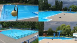Areál koupaliště Hulín - sdružené snímky