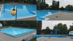 Areál koupaliště Hulín - sdružené snímky