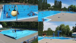 Areál koupaliště Hulín - sdružené snímky