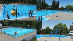 Areál koupaliště Hulín - sdružené snímky