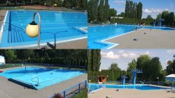 Areál koupaliště Hulín - sdružené snímky