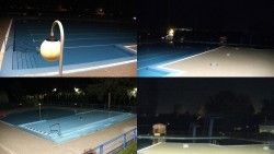 Schwimmbadgelände Hulín – zusammengestellte Aufnahmen