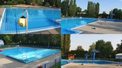 Schwimmbadgelände Hulín – zusammengestellte Aufnahmen