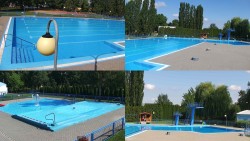 Areál koupaliště Hulín - sdružené snímky