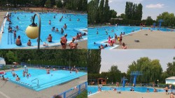 Schwimmbadgelände Hulín – zusammengestellte Aufnahmen