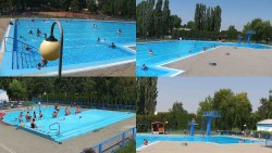 Areál koupaliště Hulín - sdružené snímky