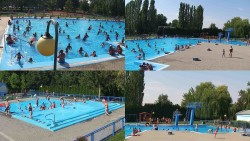 Areál koupaliště Hulín - sdružené snímky