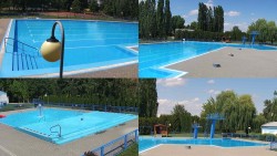 Schwimmbadgelände Hulín – zusammengestellte Aufnahmen