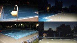 Areál koupaliště Hulín – sestavené záběry