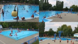 Areál koupaliště Hulín - sdružené snímky