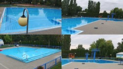Schwimmbadgelände Hulín – zusammengestellte Aufnahmen