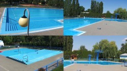 Areál koupaliště Hulín - sdružené snímky