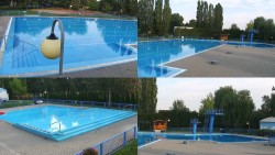 Areál koupaliště Hulín - sdružené snímky