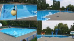 Areál koupaliště Hulín - sdružené snímky