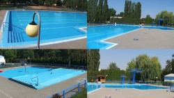 Areál koupaliště Hulín - sdružené snímky