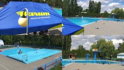 Areál koupaliště Hulín - sdružené snímky
