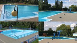 Areál koupaliště Hulín - sdružené snímky