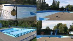 Areál koupaliště Hulín - sdružené snímky