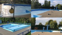 Areál koupaliště Hulín - sdružené snímky