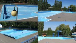 Areál koupaliště Hulín - sdružené snímky