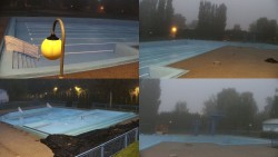 Schwimmbadgelände Hulín – zusammengestellte Aufnahmen