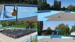 Areál koupaliště Hulín - sdružené snímky